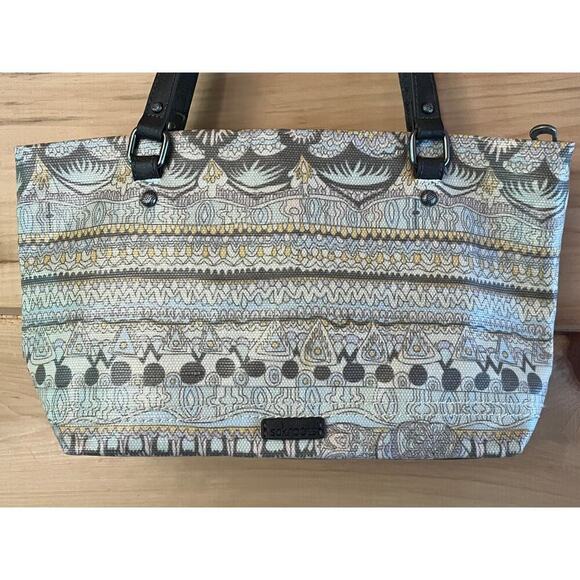 Sakroots women's elephant geometric print purse hand bag. - Picture 2 of 8